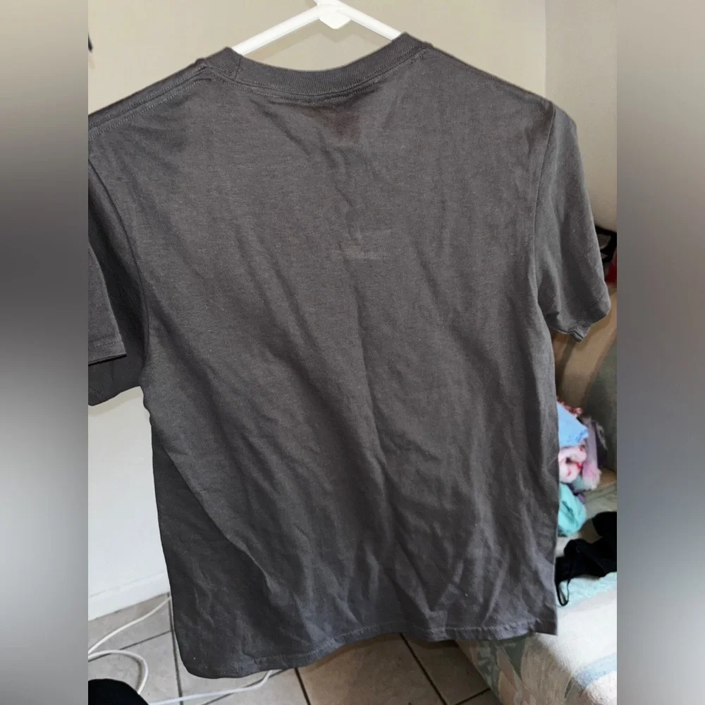 Vintage unisex tee medium bodycon DEFY logo tee semi cropped sexy streetwear - Picture 7 of 8
